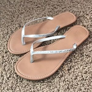 Glitter Flip Flops